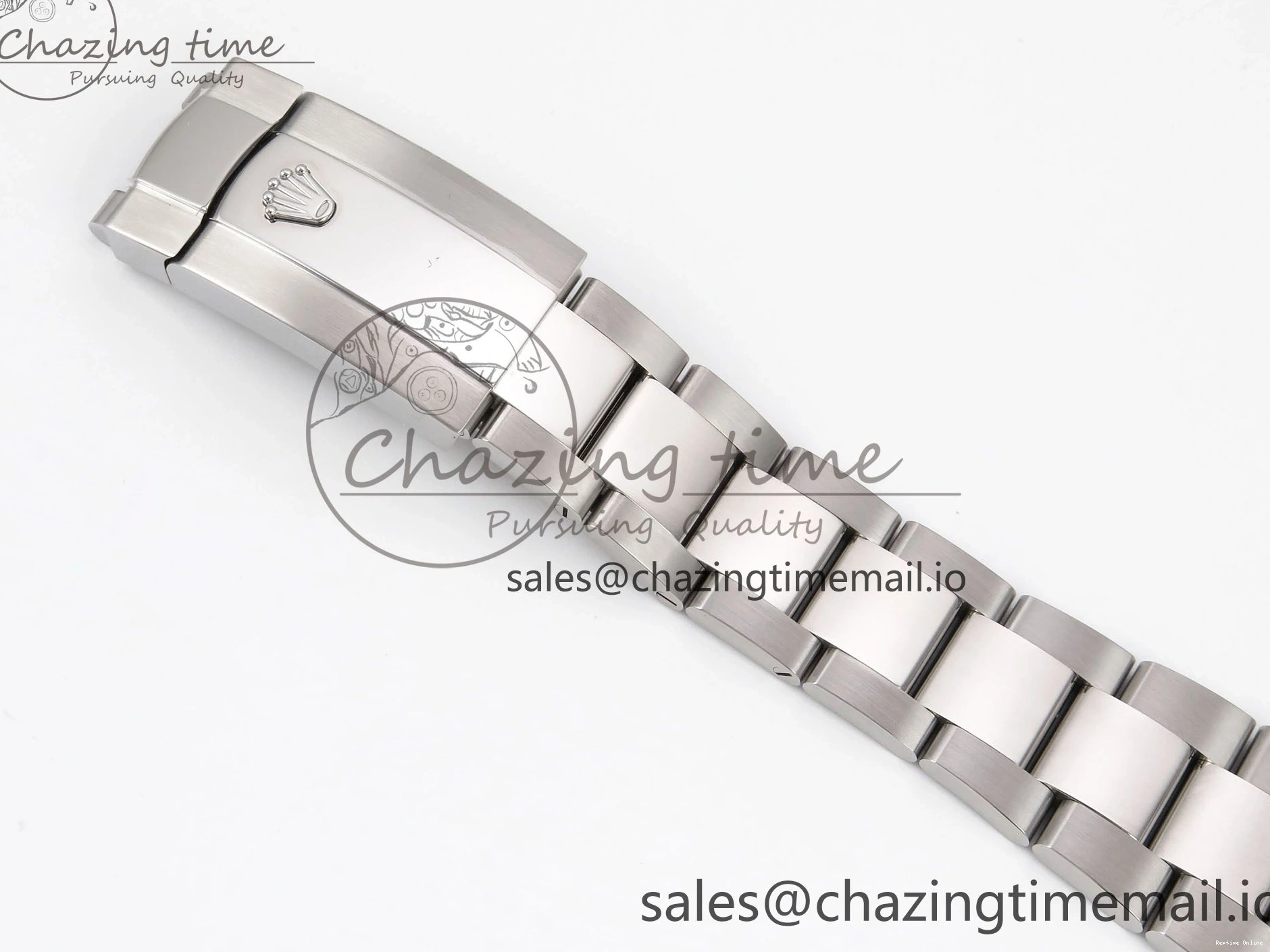 0509 GoodFit DateJust 41 126334 EWEF Best Edition Gray Dial Green Roman on Oyster Bracelet A 1054